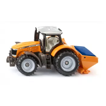 Siku Massey Ferguson met strooier tractormodel voorgemonteerd