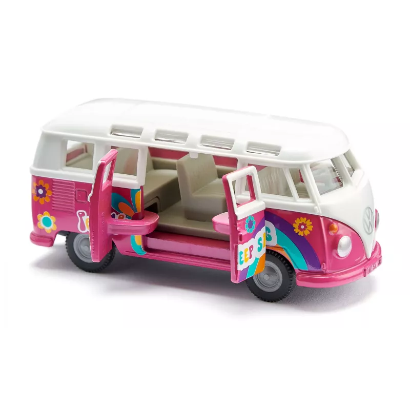 Siku VW T1 Samba busmodel voorgemonteerd 1:50