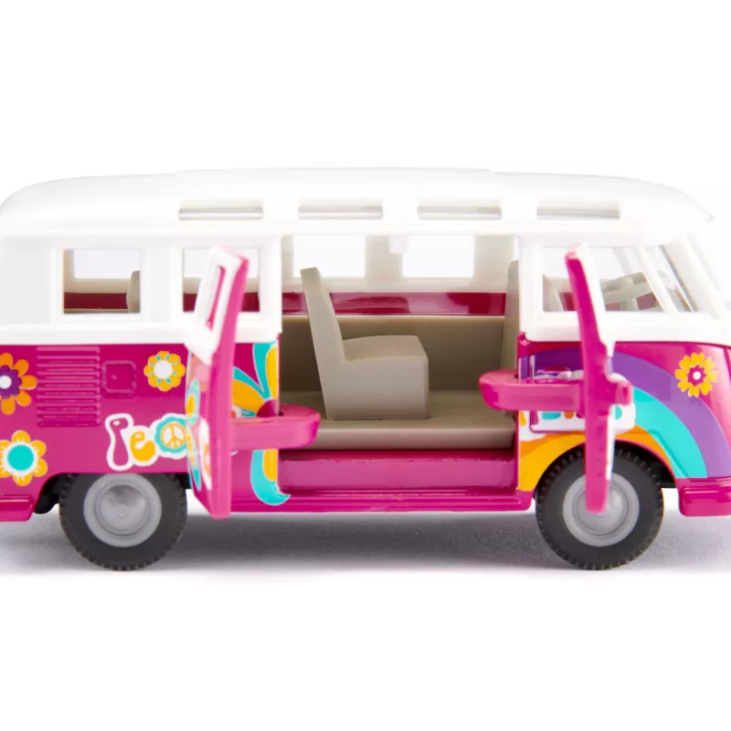 Siku VW T1 Samba busmodel voorgemonteerd 1:50