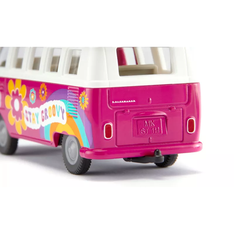 Siku VW T1 Samba busmodel voorgemonteerd 1:50