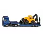 Siku MAN vrachtwagen met graaflaadmachine, vrachtwagen-/aanhangermodel, 1:87, MAN, jongen/meisje, metaal, kunststof, blauw, geel