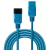 Lindy 30120 IEC 60320 C19 naar C20 stroomverlengkabel, 1 m, 16 A, gegoten, blauw