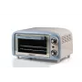 Ariete 3919 elektrische oven Vintage, 800 W, 10 l inhoud, dubbelglas, retro, blauw