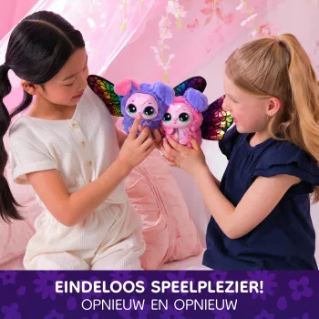 Hatchimals Bloomables van , Puppyfly verrassing interactief speelgoed & bloem met herhaalbare onthulling & transformatie, 100+ geluiden & reacties (stijlen variëren), kinderspeelgoed voor meisjes & jongens