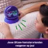 Interactief hamsterbal speelgoed Spinmaster Bitzee met meer dan 20 digitale hamsters, rolt en reageert op aanraking, AA-batterij, meerkleurig