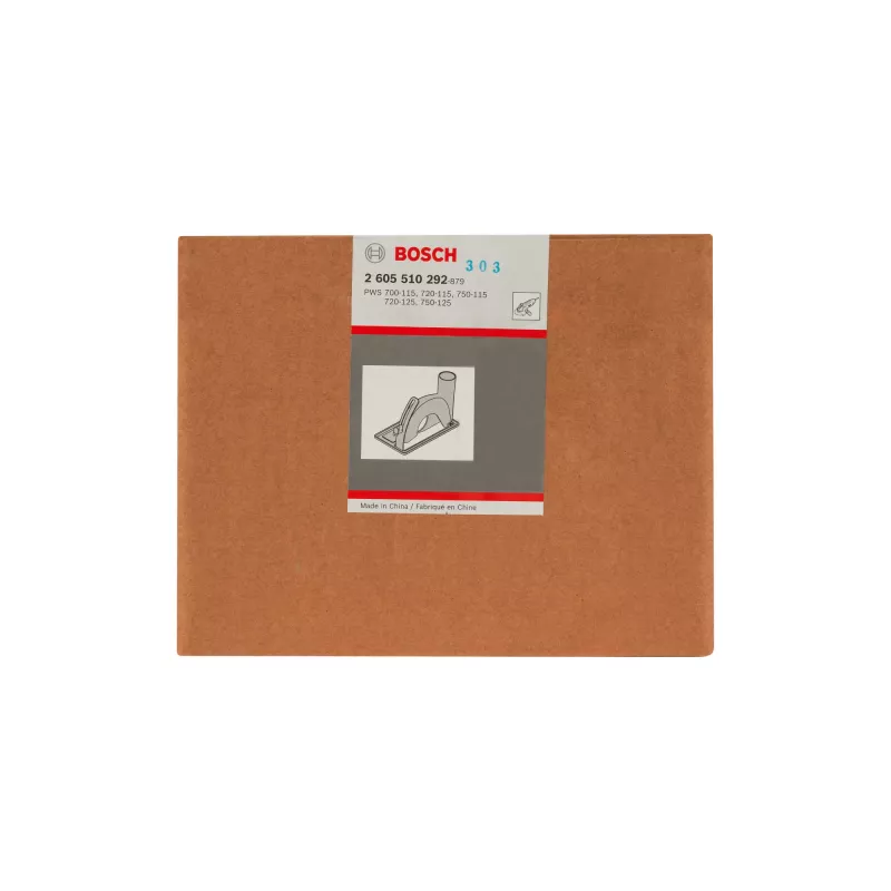 Bosch 2605510292 afzuigkap met geleideslede voor haakse slijpers, Ø 115/125 mm, zwart
