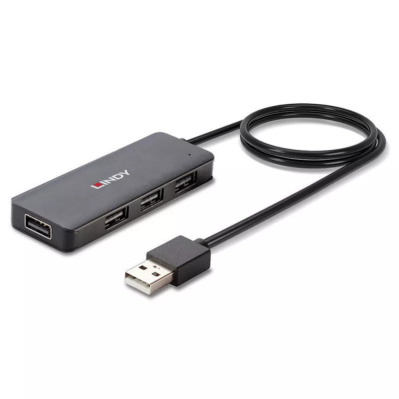 USB-hub Lindy 4 poorts USB 2.0 hub