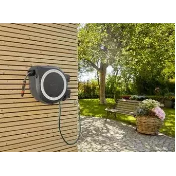 Wandgemonteerde slanghaspel Gardena RollUp L