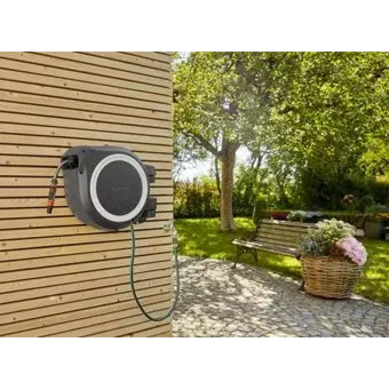 Wandgemonteerde slanghaspel Gardena RollUp L