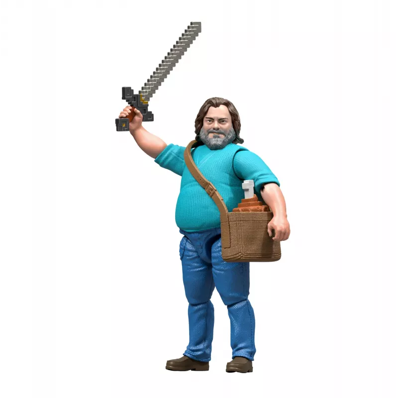 Actiefiguur MATTEL Minecraft Steve met accessoires, 4 inch (6+), kunststof, meerkleurig
