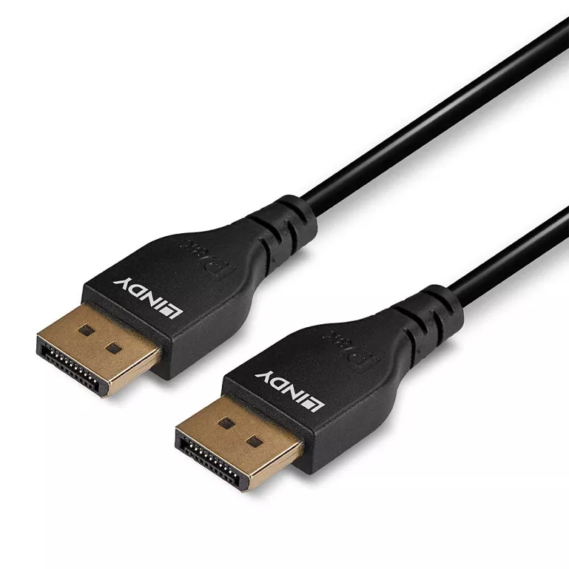 DisplayPort-kabel Lindy 2m slanke DisplayPort 1.4-kabel