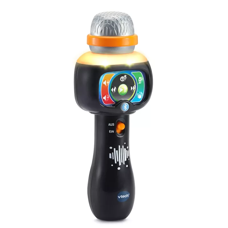 VTech Baby Magisches Singspaß-Mikrofon, speelgoedmicrofoon, 2 jaar, AAA, 200 g, zwart
