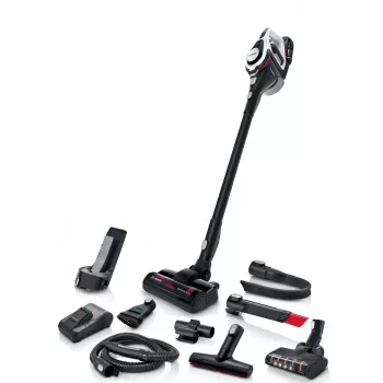 Bosch Serie 8 BSS825ALL steelstofzuiger/accuzuiger batterij droog zakloos zwart, wit 5 Ah