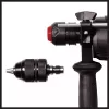 Einhell TE-RH 950 5F boorhamer, 950 W, 3 J, SDS-plus, 2600 tpm, met koffer, zwart/rood