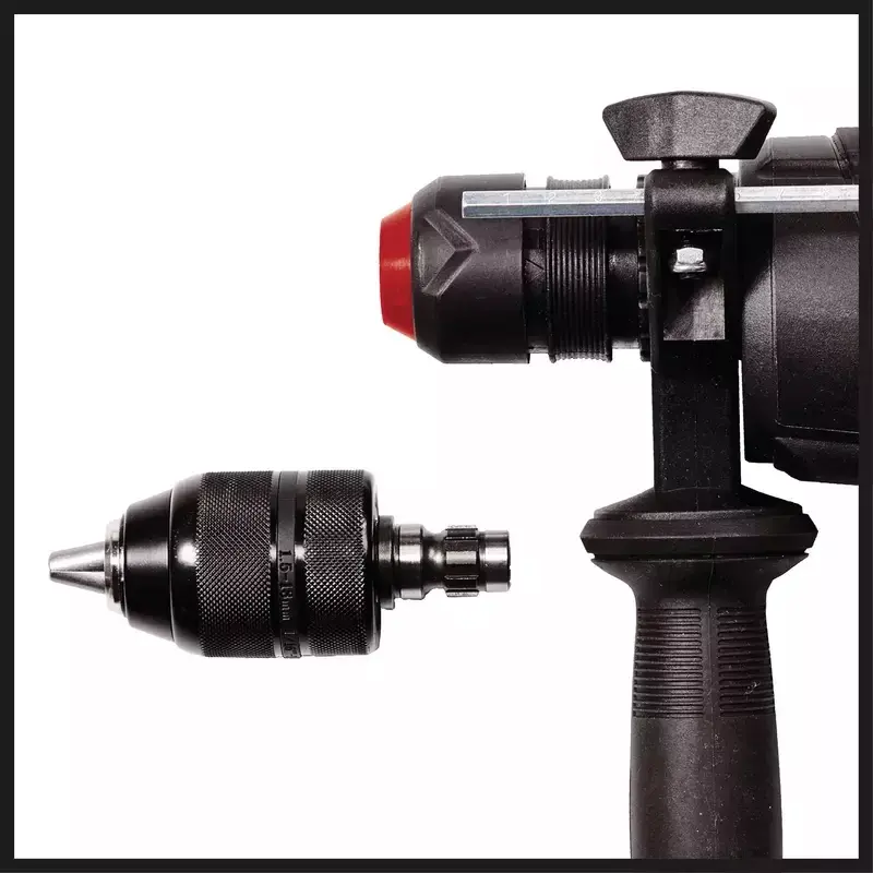 Einhell TE-RH 950 5F boorhamer, 950 W, 3 J, SDS-plus, 2600 tpm, met koffer, zwart/rood