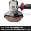 Haakse slijper Einhell Power X-Change TE-AG 18/115-2 Li - Solo 18 volt