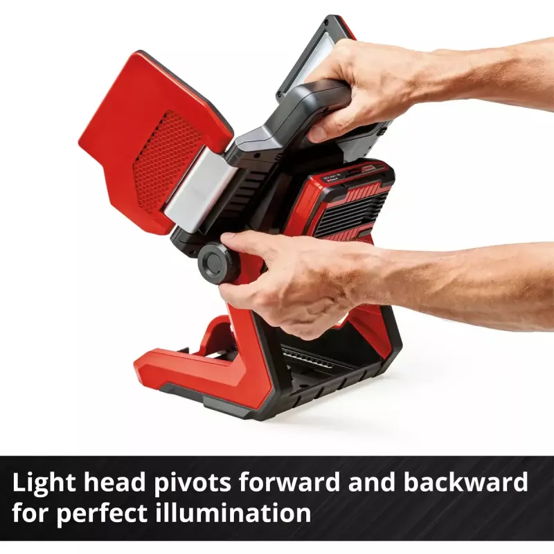 Acculamp EINHELL TP-CL 18/3000 Li Set Solo — oplaadbare werklamp, rood, zonder accu en oplader