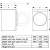 Gorenje WPNEI84A1TS wasmachine frontlader 8 kg 1400 t/min wit
