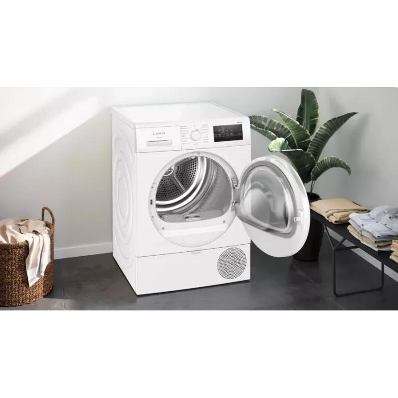 Siemens iQ300 WT45HVA4 wasdroger vrijstaand frontlader 8 kg wit