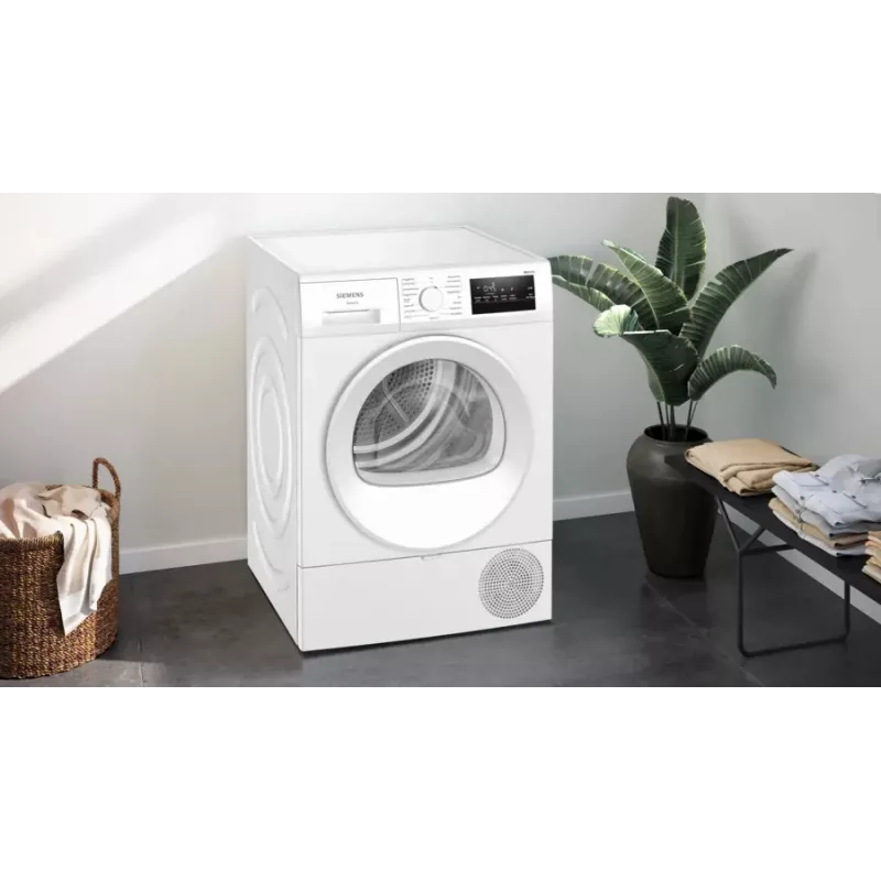 Siemens iQ300 WT45HVA4 wasdroger vrijstaand frontlader 8 kg wit