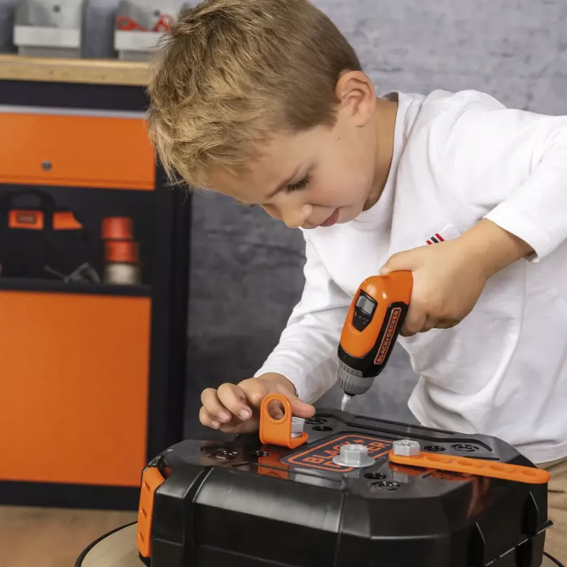 Kinder-gereedschapskoffer Simba-Dickie Smoby Black+Decker speelgoedgereedschapsset