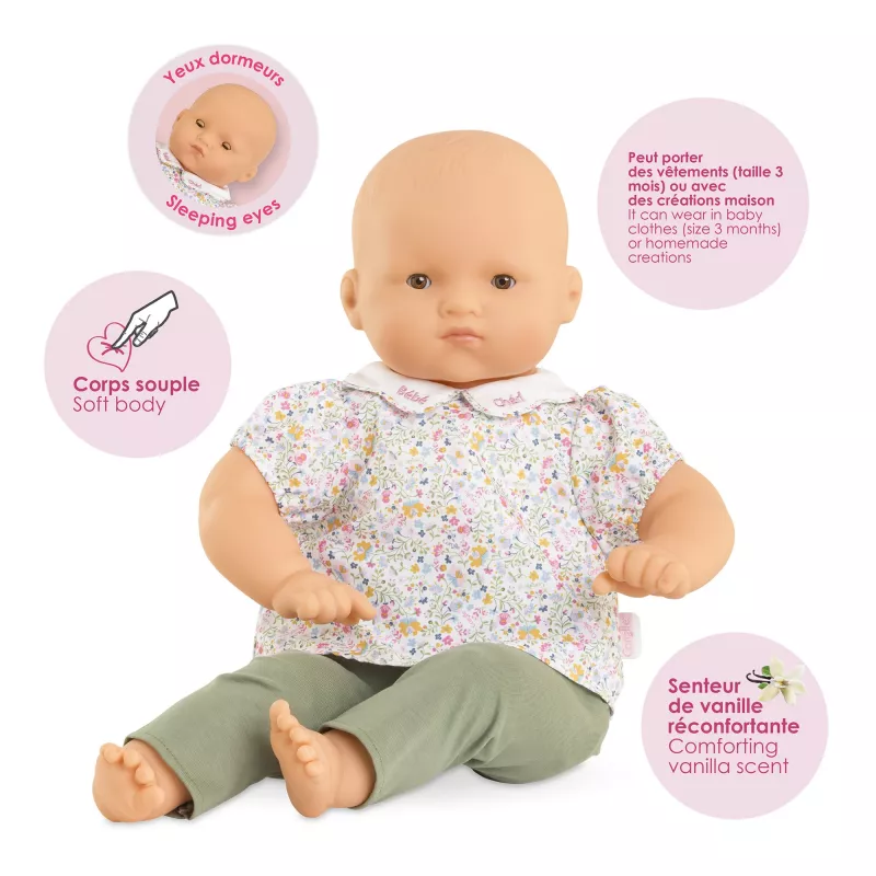 Babypop Simba‑Dickie Mon Grand Poupon Chéri — Corolle-stijl, levensechte babypop