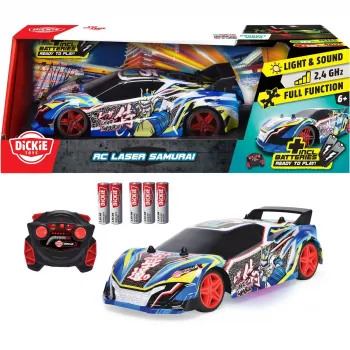 Radioafstandsbediende auto Simba-Dickie Dickie RC Laser Samurai schaal 1:20