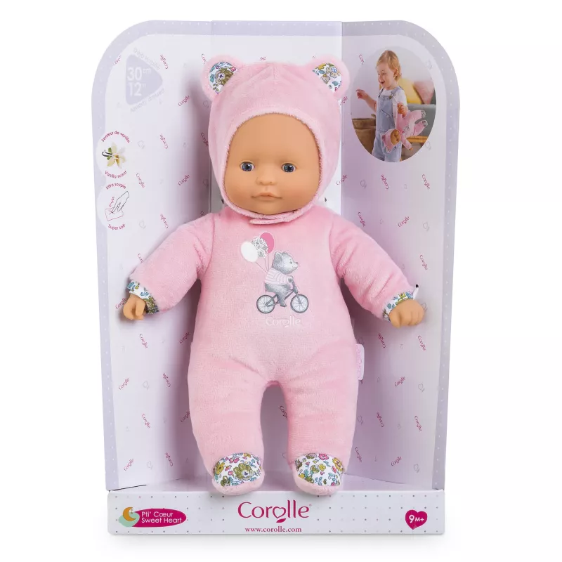 Pluchen beer Simba-Dickie Corolle Mon Doudou Corolle Sweetheart roze — comfort knuffelpop