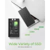 ICY BOX IB-2817M-C32 SSD-behuizing zwart M.2