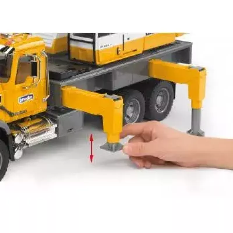 Kraanvrachtwagen BRUDER MACK Granite Liebherr