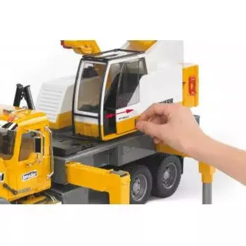 Kraanvrachtwagen BRUDER MACK Granite Liebherr