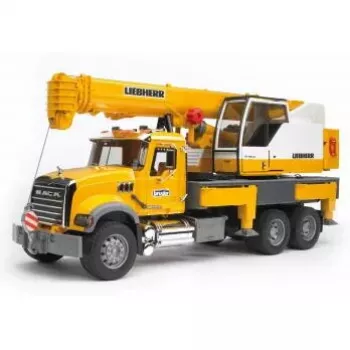 Kraanvrachtwagen BRUDER MACK Granite Liebherr