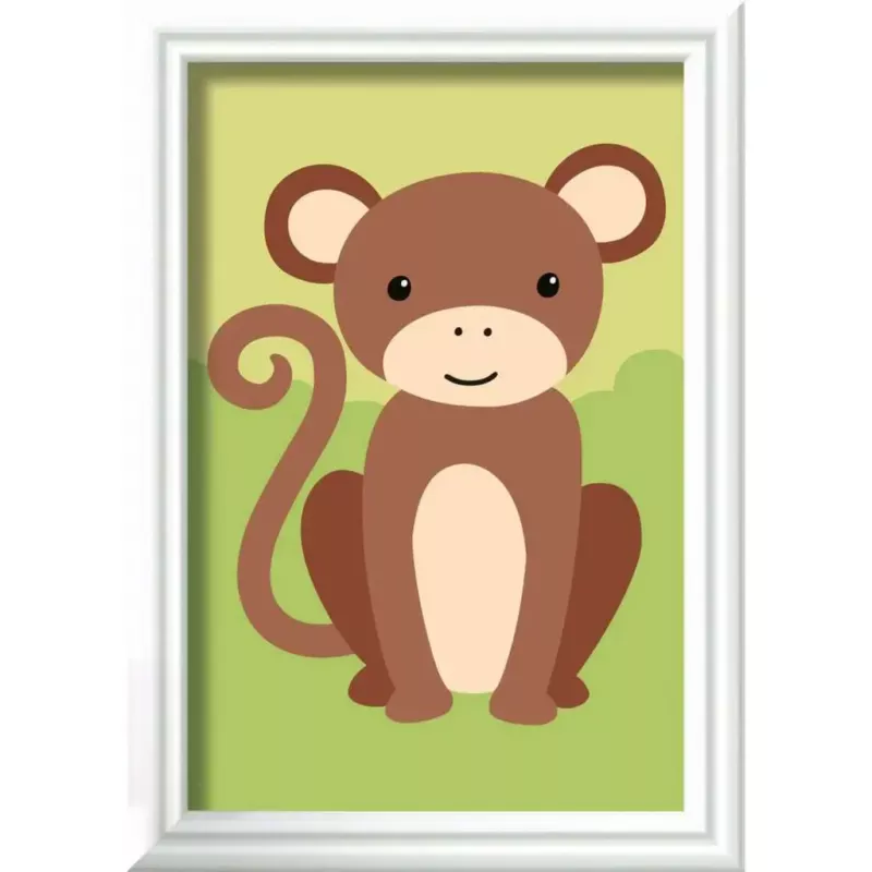 Ravensburger CreArt malset Kleine aap – creatieve malset voor kinderen