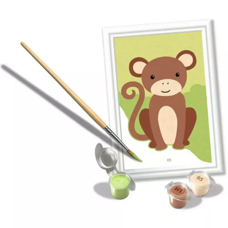 Ravensburger CreArt malset Kleine aap – creatieve malset voor kinderen