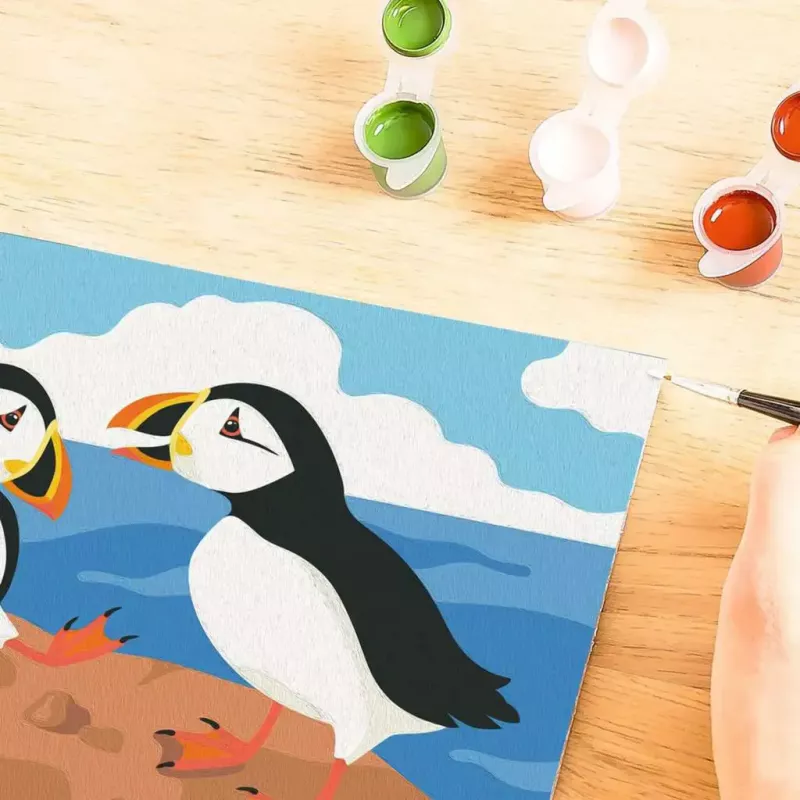 Ravensburger CreArt Puffins schilderset