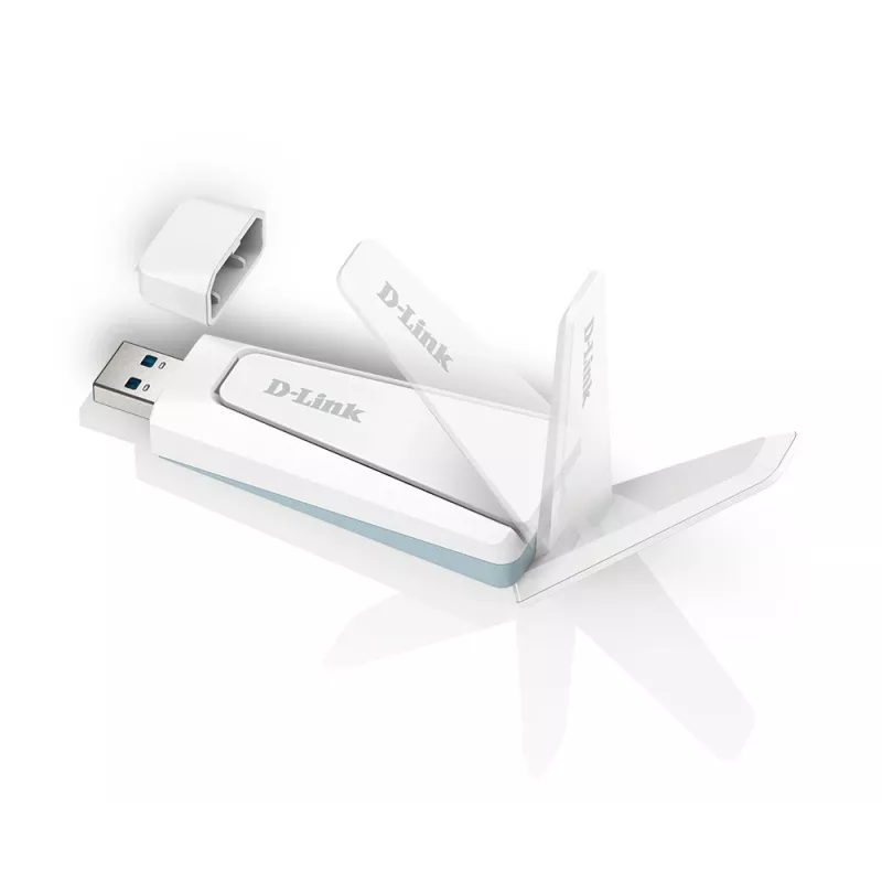 D-Link Wi-Fi 6 AX1800 USB 3.0 dongle, draadloos, USB, WLAN, 1800 Mbit/s