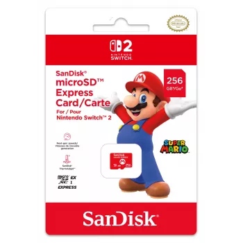 microSD Express-kaart NINTENDO 256 GB voor Nintendo Switch 2, Mario-design