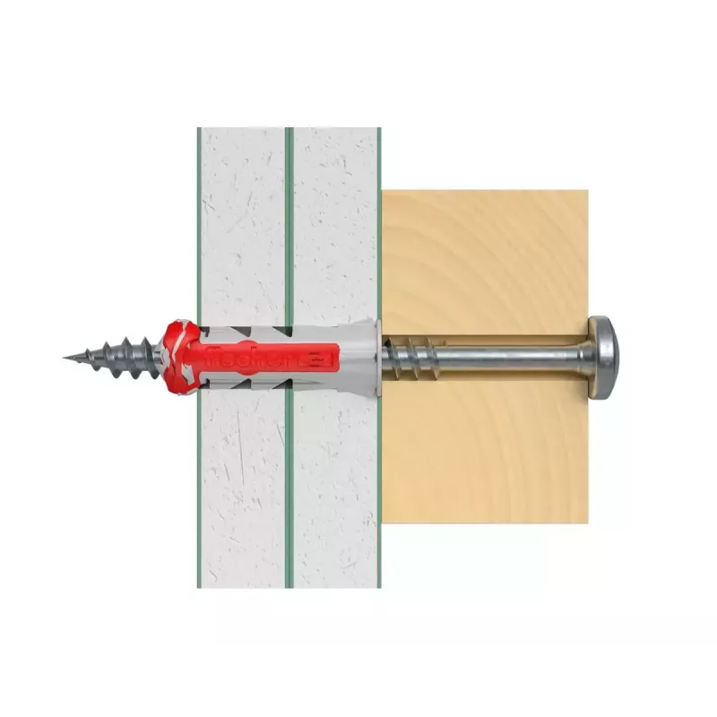 fischer DUOPOWER 8x40 universeel pluggenassortiment in hersluitbare doos (80 st.)