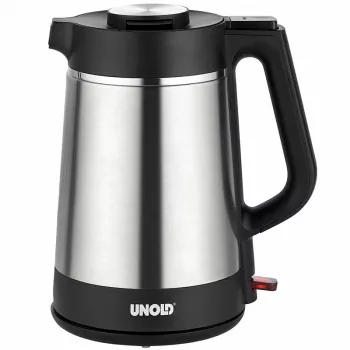 Unold 18715 waterkoker 1,5 L 1800 W zwart, roestvrij staal