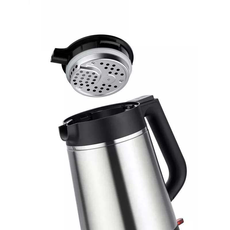 Unold 18715 waterkoker 1,5 L 1800 W zwart, roestvrij staal