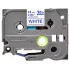 Brother TZe253 lint 24 mm blauw op wit