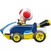 Op afstand bestuurbare speelgoedauto CARRERA Mario Kart Mini RC – Toad Paperbox, 2,4 GHz