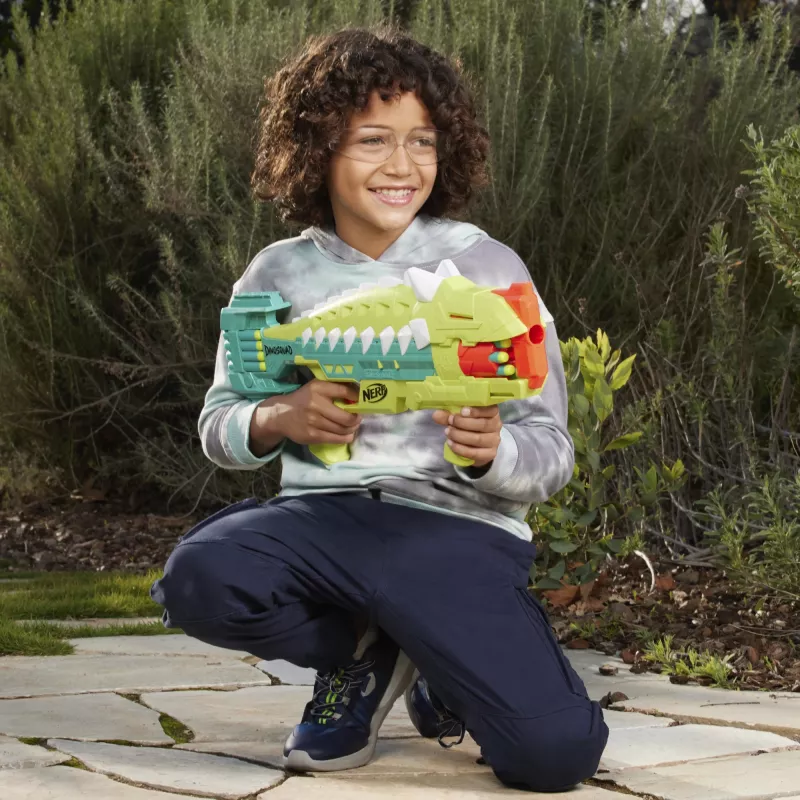 Nerf DinoSquad Armorstrike, speelgoedblaster, 8 jaar, 99 jaar, dinosaurus, 1 kg