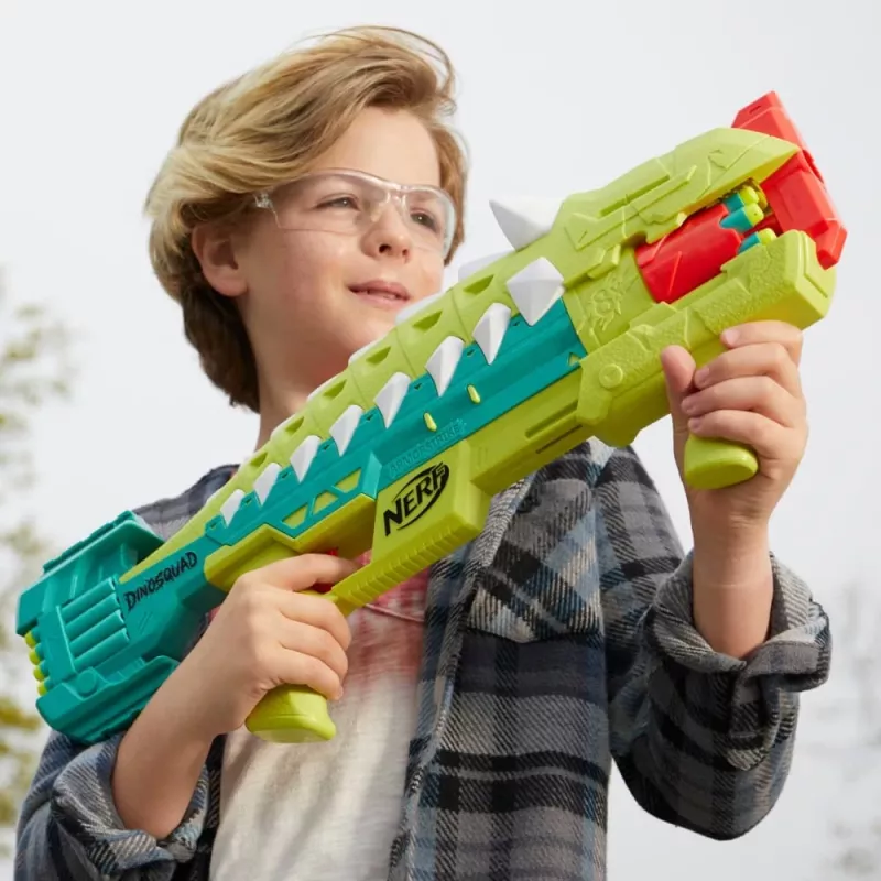 Nerf DinoSquad Armorstrike, speelgoedblaster, 8 jaar, 99 jaar, dinosaurus, 1 kg