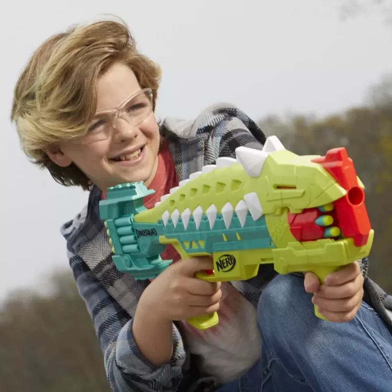 Nerf DinoSquad Armorstrike, speelgoedblaster, 8 jaar, 99 jaar, dinosaurus, 1 kg