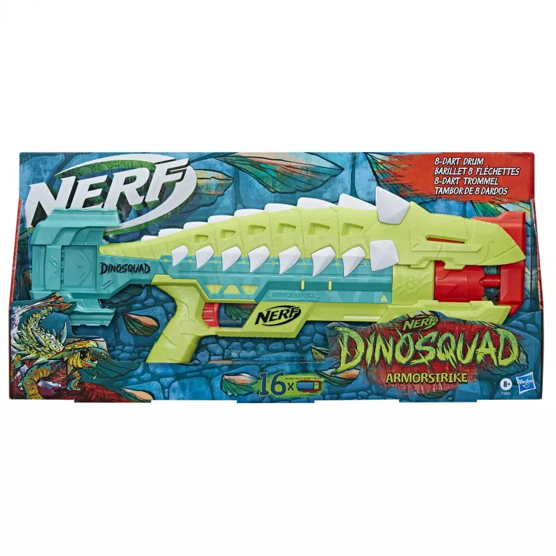 Nerf DinoSquad Armorstrike, speelgoedblaster, 8 jaar, 99 jaar, dinosaurus, 1 kg