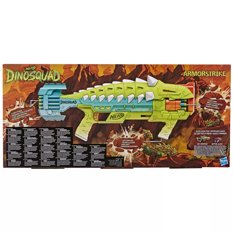 Nerf DinoSquad Armorstrike, speelgoedblaster, 8 jaar, 99 jaar, dinosaurus, 1 kg