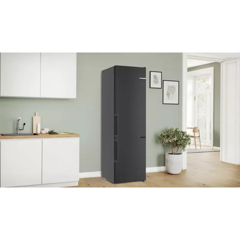 Bosch KGN39VXAU koel-vriescombinatie vrijstaand 363 l zwart