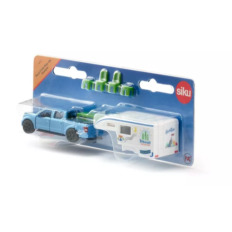 Auto Siku Ford F150 metaal kunststof blauw groen wit 3+ jaar