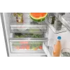 Bosch Serie 6 KGN39AIAU koel-vriescombinatie, vrijstaand, 363 l (260 l + 103 l), 203 cm, energieklasse A, geborsteld roestvrij staal
